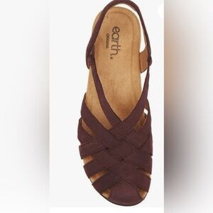 Earth Origins Women's Berri Woven Slingback Sandals size  10.5 goblincore